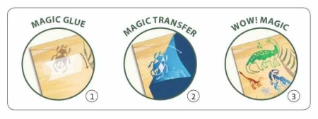 Set creativ transfer Cosmos, Djeco - Img 3