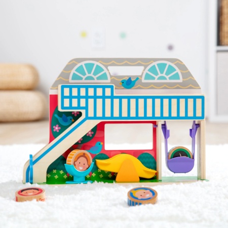 Set de joaca din lemn cu accesorii Scoala Rostogol GO TOTs - Img 3