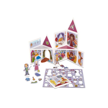Set de joaca magnetic Castel medieval - Melissa &amp; Doug - Img 2