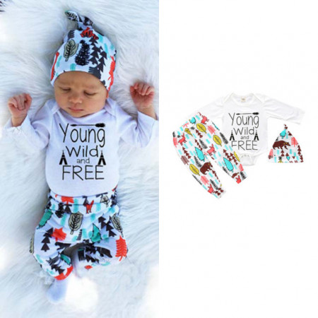 Compleu pentru baietei - Young wild and free