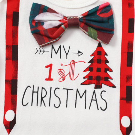 Costumas din 3 piese pentru bebelusi - Christmas Time - Img 3