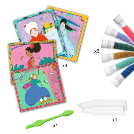 Joc creativ cu microperle, In jurul lumii, Djeco - Img 2