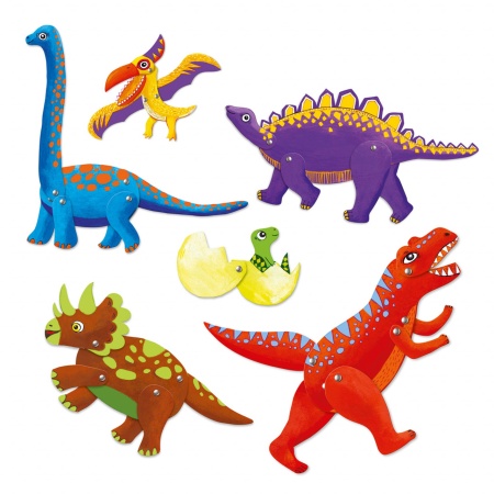Joc creativ Dinozauri in miscare, Djeco - Img 2