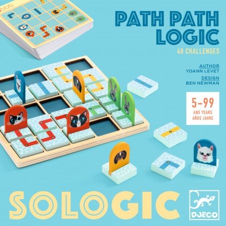 Joc de logica Path Path Logic, Djeco - Img 2