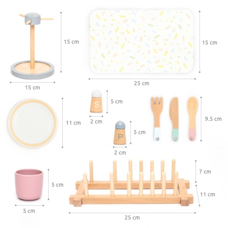 Joc de rol Set complet pentru servirea mesei, UMU Toys - Img 3