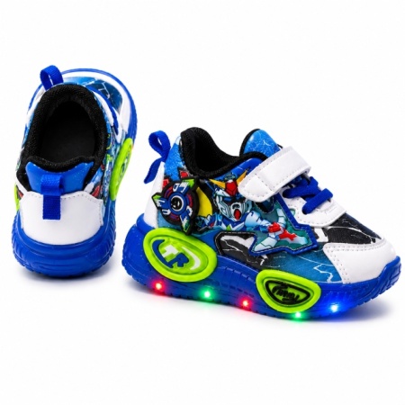 Pantofi sport cu lumini LED, Model Robo 2, Multicolor - Img 5