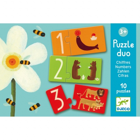Puzzle duo Numere, Djeco - Img 2