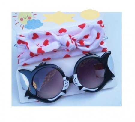 Set bentita si ochelari de soare - Hearts