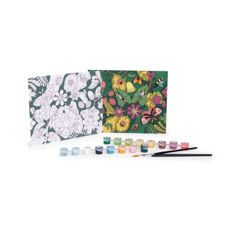 Set creativ Picteaza cu numere Variatii botanice, Moulin Roty - Img 3