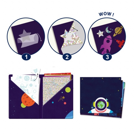 Set creativ transfer Cosmos, Djeco - Img 4
