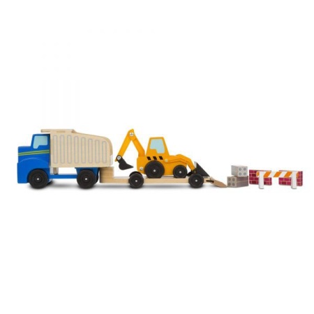 Set de joaca Utilaje de constructii din lemn - Img 3