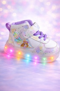 Adidasi pentru copii cu luminite LED multicolore model printesa