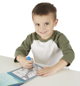 Carnet de colorat cu Apa magica Oceanul - Img 3
