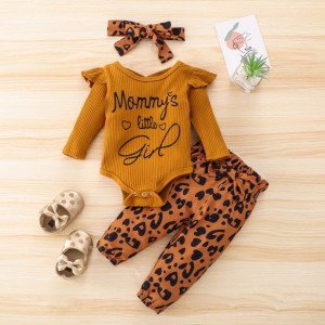 Compleu maro pentru fetite - Mommy's little girl