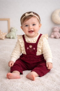 Costumas bluza cu salopeta pentru bebelusi - MINICAYZEN