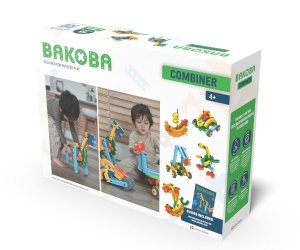 Joc de construit cu blocuri Combiner, Bakoba - Img 2