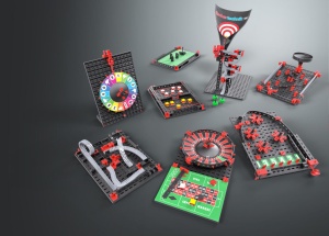 Kit STEM Construieste si joaca 8 jocuri, Fischertechnik - Img 3