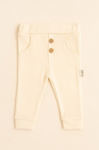 Pantaloni bebelusi din bumbac 100% Colbi Baby Wear CREM