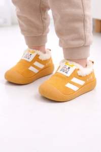 Pantofi galben mustar imblaniti - Stripes
