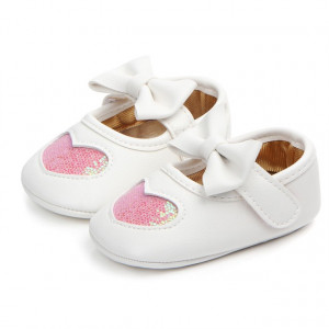Pantofiori fetite - Inimioara sclipitoare roz