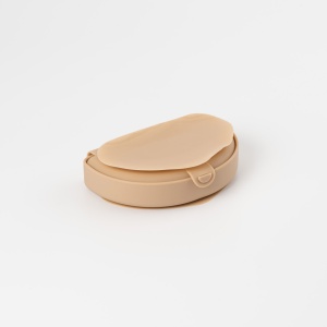 Recipient diversificare hrana bebelusi Miniware Silifold, 100% din silicon alimentar, Almond Butter - Img 7