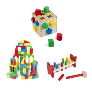 Set 3 jucarii clasice din lemn - Img 2
