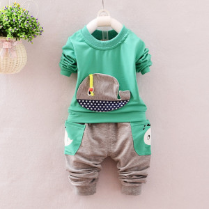 Trening bebelusi cu bluza verde - Balenuta
