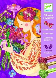 Atelier creativ cu sclipici Parfumul florilor, Djeco - Img 2