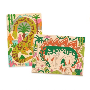 Atelier de pictura pe lemn Dinozauri, Djeco - Img 2