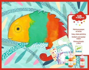 Joc creativ Bebe apasa si picteaza, Djeco - Img 2