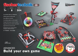 Kit STEM Construieste si joaca 8 jocuri, Fischertechnik - Img 4