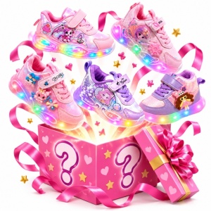 Mistery Box - Adidasi cu luminite pentru fetite, modele diverse