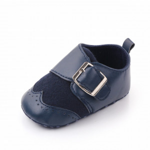 Pantofi eleganti bleumarine cu catarama - Img 3