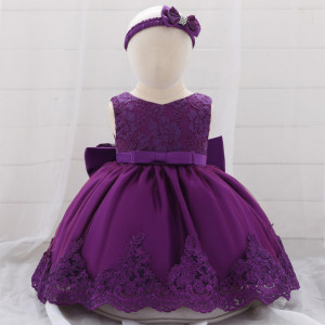 Rochita ocazie cu dantela - Purple - Img 2