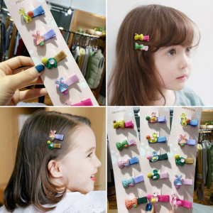 Set de 5 clame colorate pentru par - Fundite - Img 2