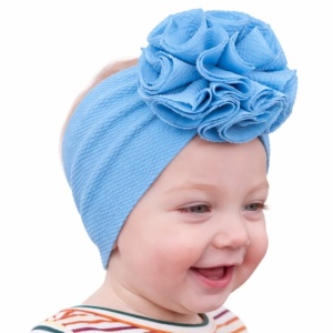 Bentita bleu lata cu floare