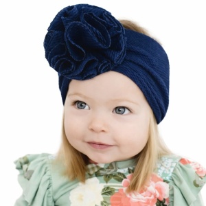 Bentita bleumarin lata cu floare