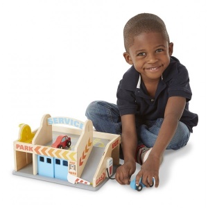 Benzinarie cu garaj Melissa and Doug - Img 3