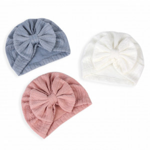 Caciulita tip turban cu model din tesatura - Img 2