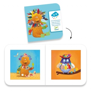 Joc creativ cu stickere Creeaza animale, Djeco - Img 4