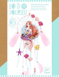 Joc creativ DIY Dreamcatcher sirena, Djeco - Img 2