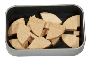 Joc logic IQ 3D Puzzles in cutie metalica-3, Fridolin - Img 3