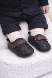 Pantofiori negri tip mocasini - Beldy