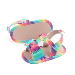 Sandalute cu fundita pentru fetite - Rainbow