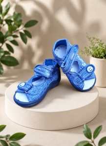 Sandalute pentru baietei din blugi - Super Boy - Img 3