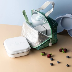 Set geanta termoizolanta Mealtote cu cutie Grow bento, Miniware Ready Go! Bento, 4 piese, Prickly Pear - Img 3