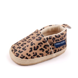 Balerini cu imprimeu leopard pentru fetite - Img 6