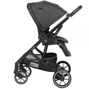 Carucior 2 in 1 Skiddou Moss Onyx, Negru - Img 6