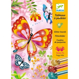 Joc creativ cu sclipici Fluturi, Djeco - Img 2