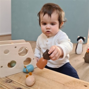 Joc de stivuire Cascavalul, Pisica si soriceii, Egmont Toys - Img 2